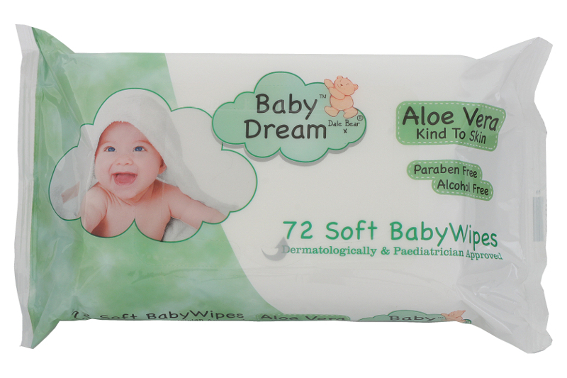Baby Dream Sensitive Aloe Vera Baby Wet Wipes, John Dale Ltd