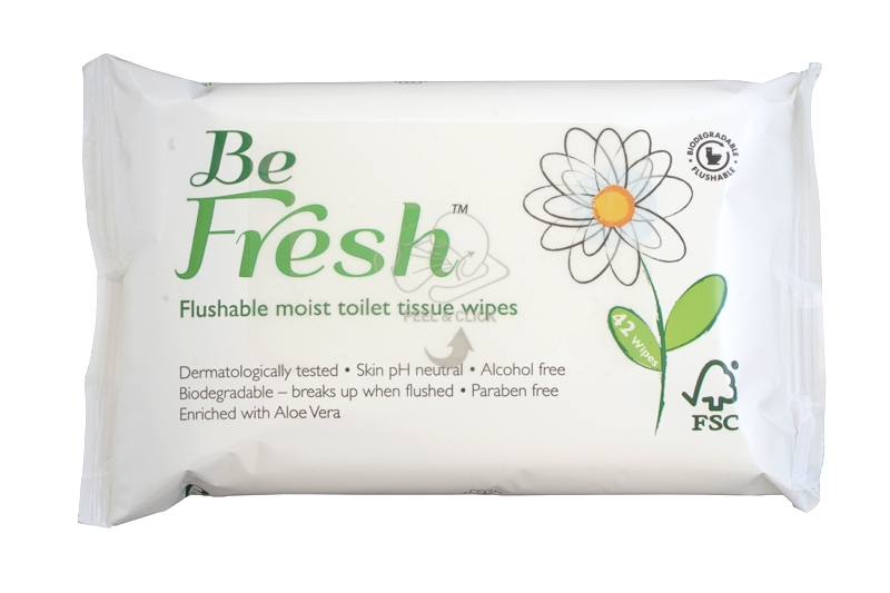 Be Fresh Personal Hygiene Wet Toilet Tissue Wipes, John Dale Ltd