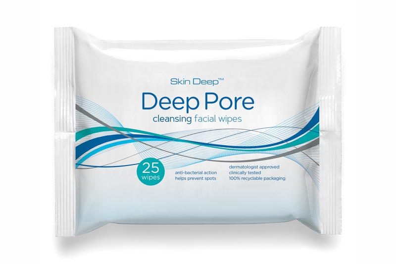 Teen Skin, Acne, Problem Skin Facial Cleansing Wet Wipes, John Dale Ltd